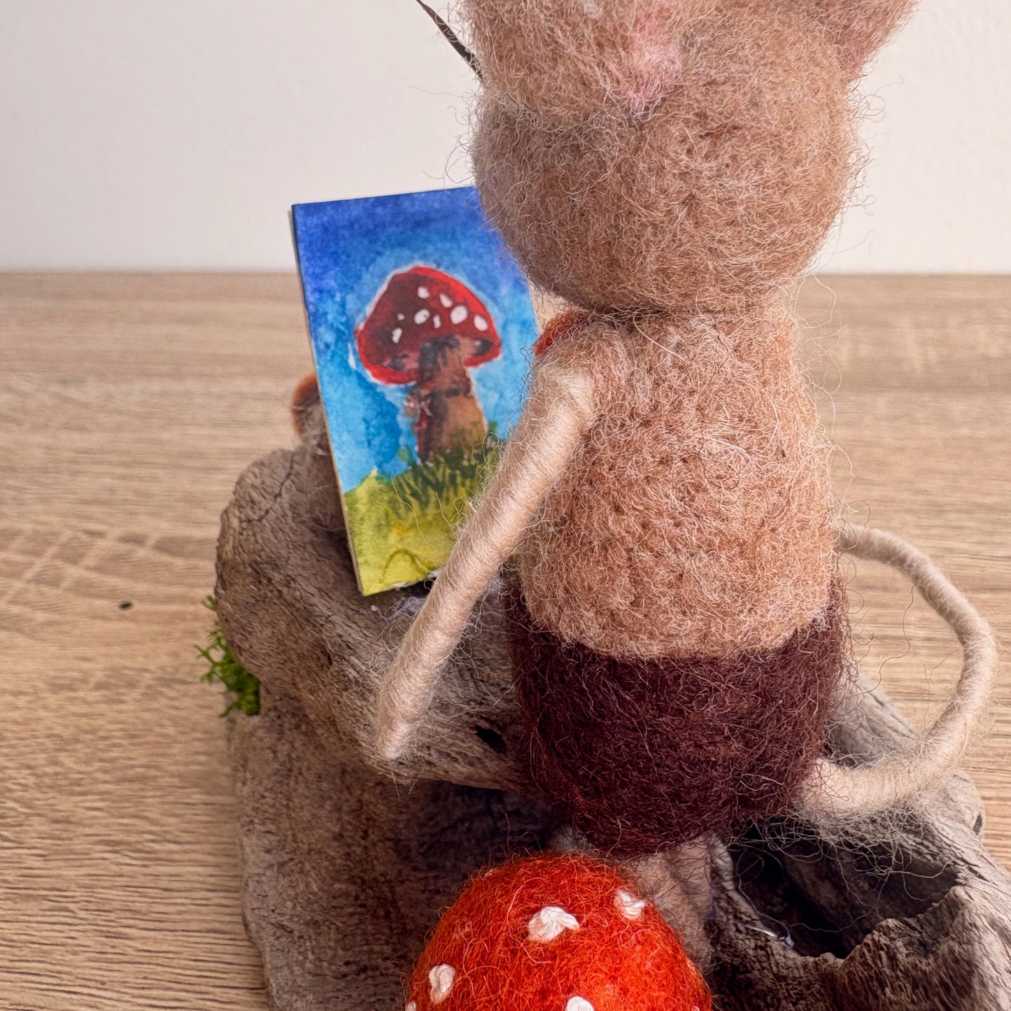 The Persistence of Whimsy - Felted Mouse