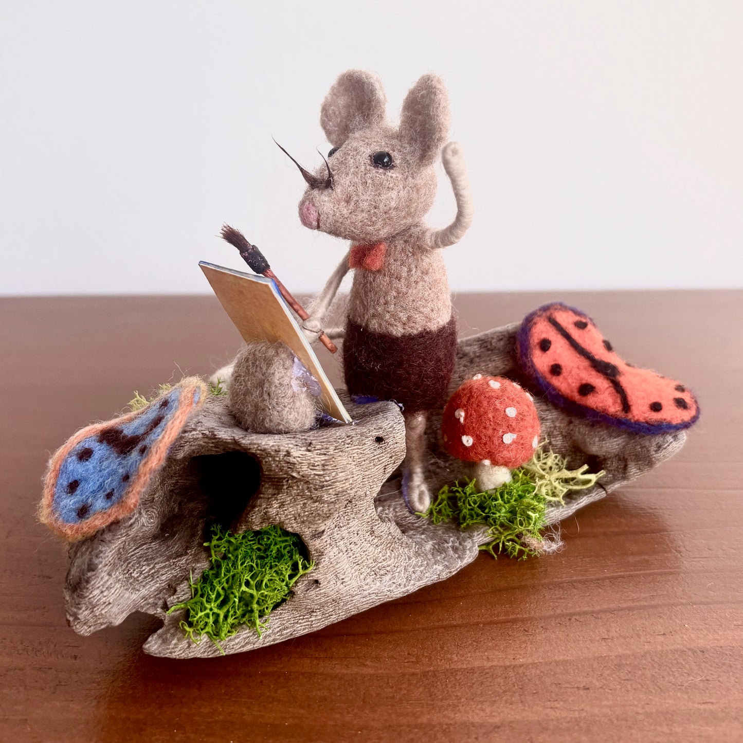 The Persistence of Whimsy - Felted Mouse